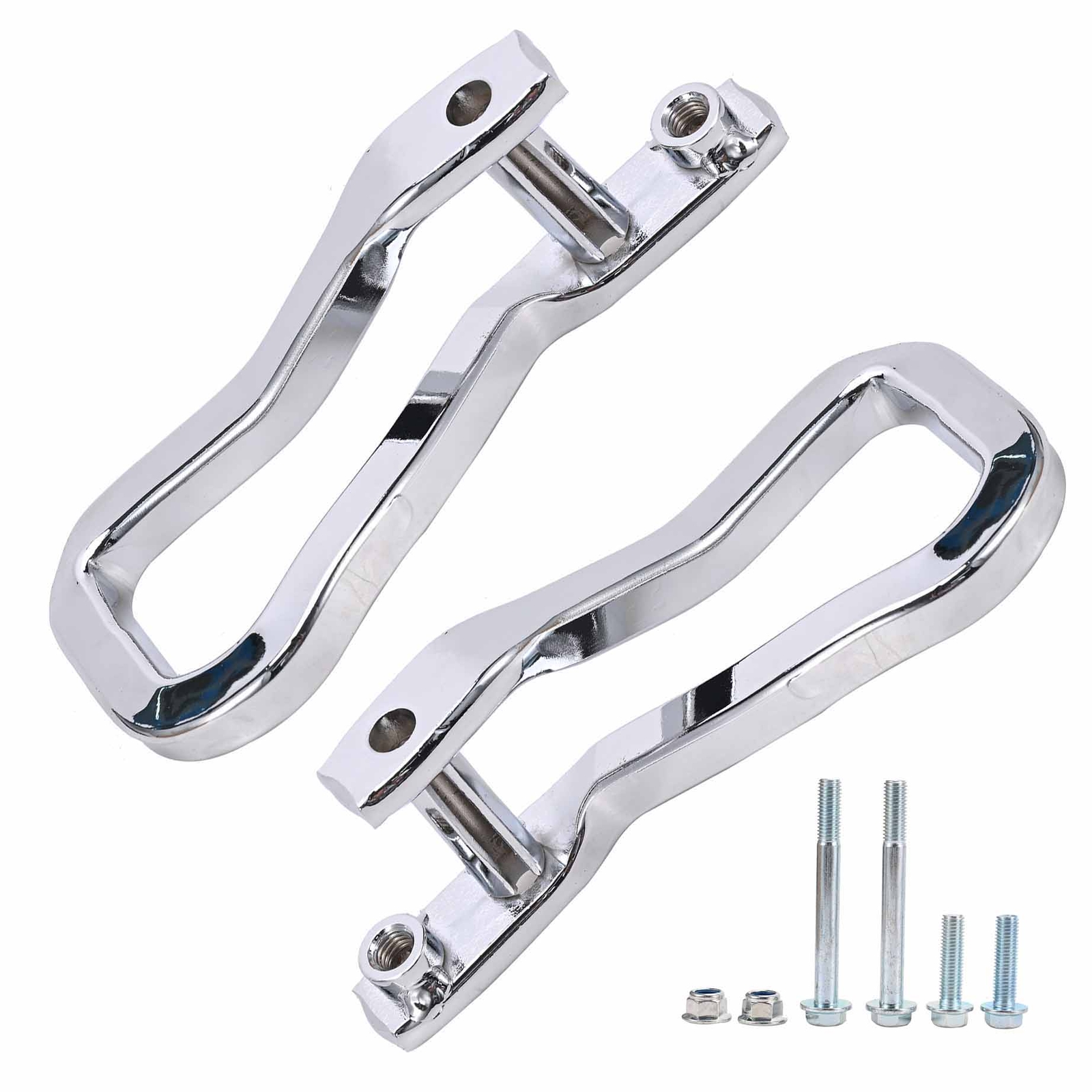 Fits 2019-2023 GMC Sierra 1500 Chrome Tow Hooks 84195902