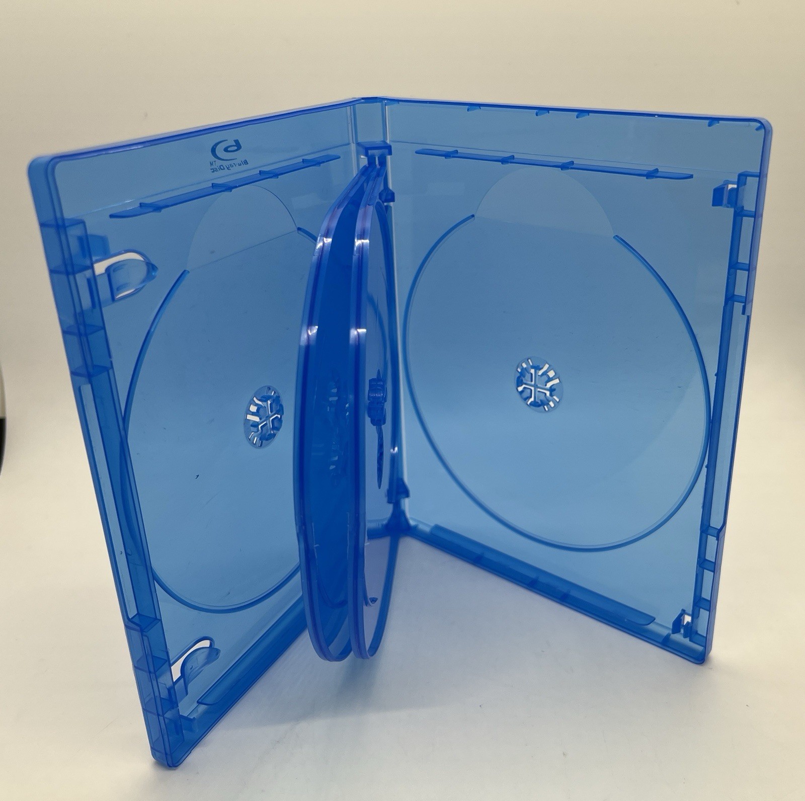 2 PCS NEW 15MM Blu-Ray 6-Disc Case With BluRay Logo, BL1506
