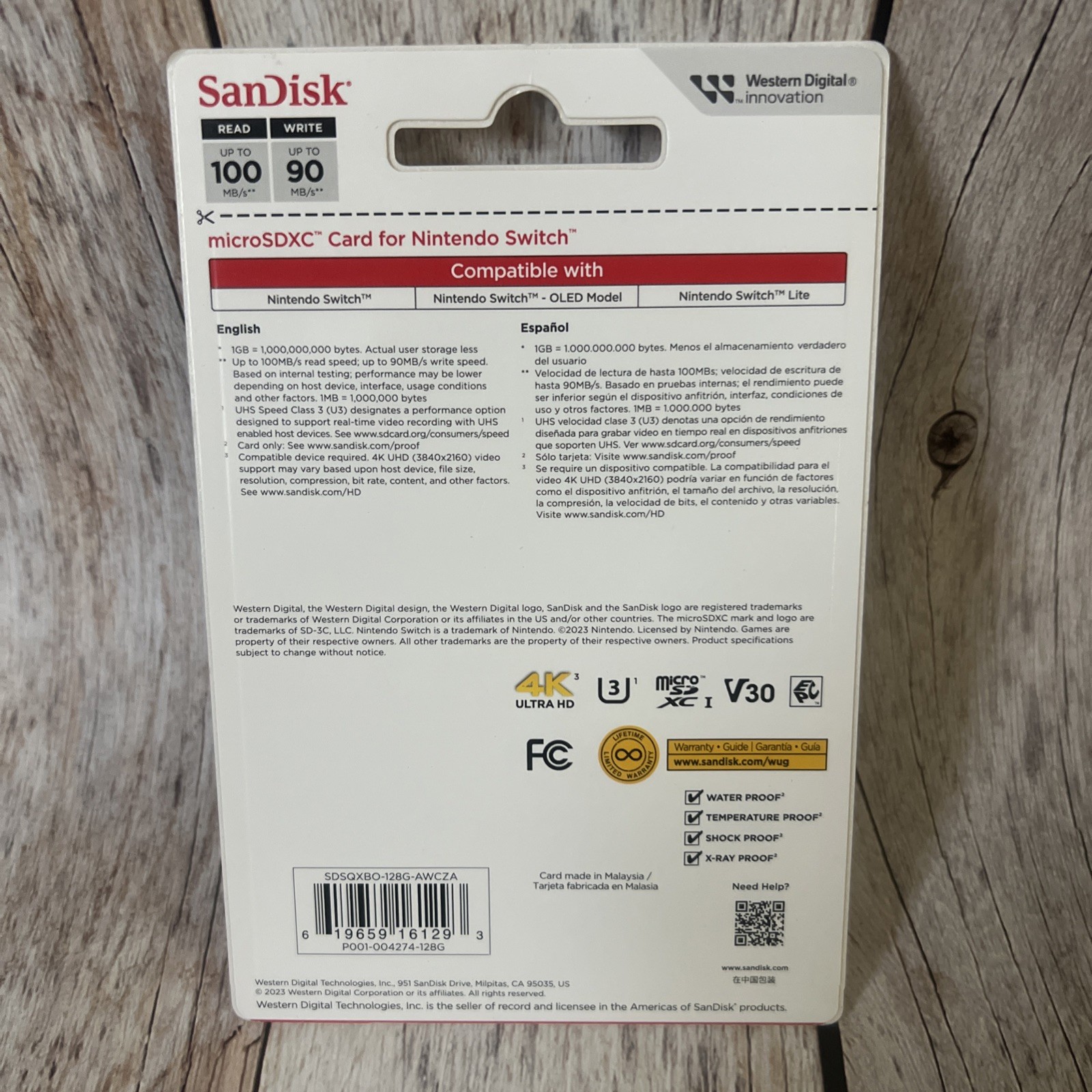 SanDisk 128GB micro SD XC Card MicroSDXC Flash Memory for Nintendo Switch