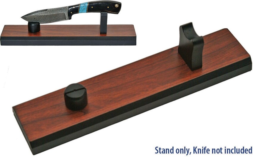 Displays One Finished Display For Fixed-Blade Knife Wood Fits Sizes 6" - 14"
