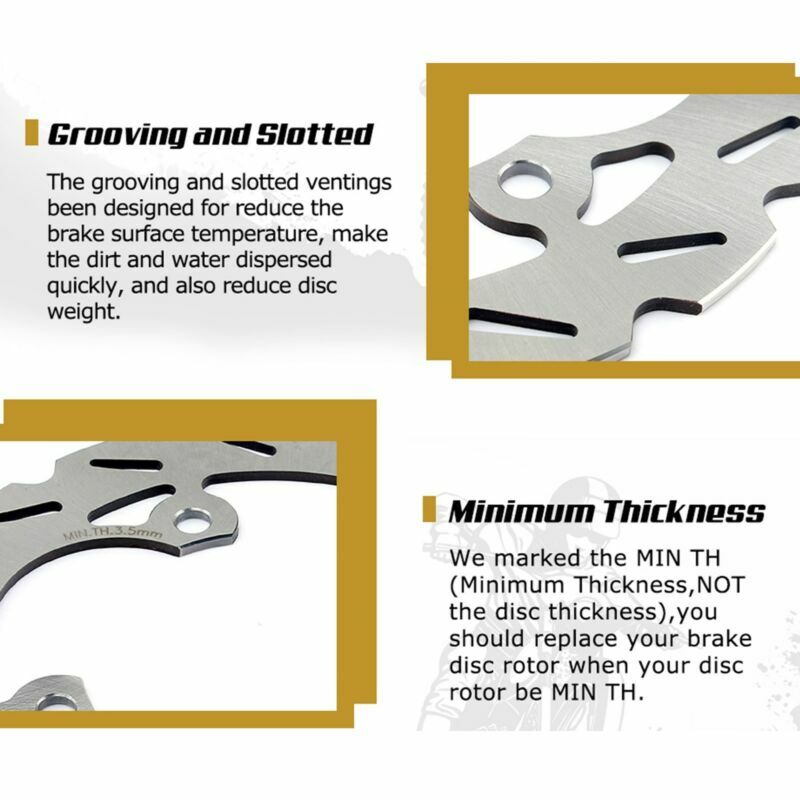 Rear Brake Disc Rotor + Pads for Suzuki Quadsport Z400 LTZ400 LTZ400Z 2003-2014