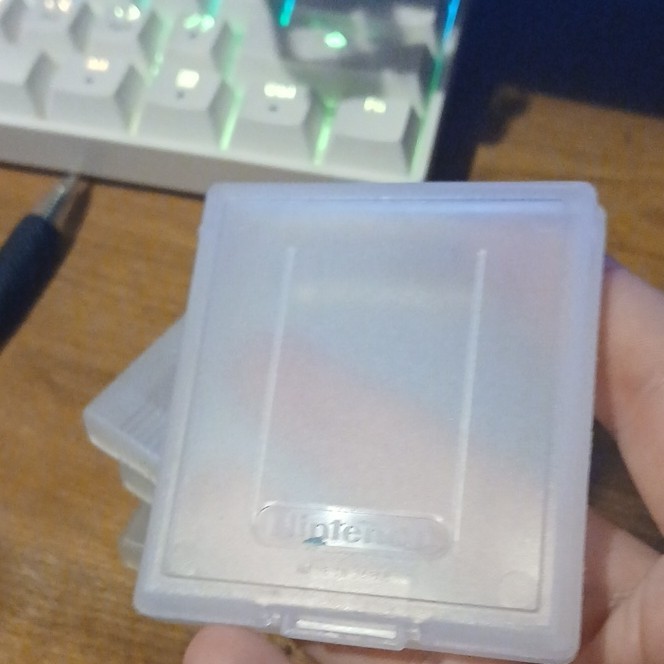 Nintendo Game Boy Original Clear Cartridge Cases Lot