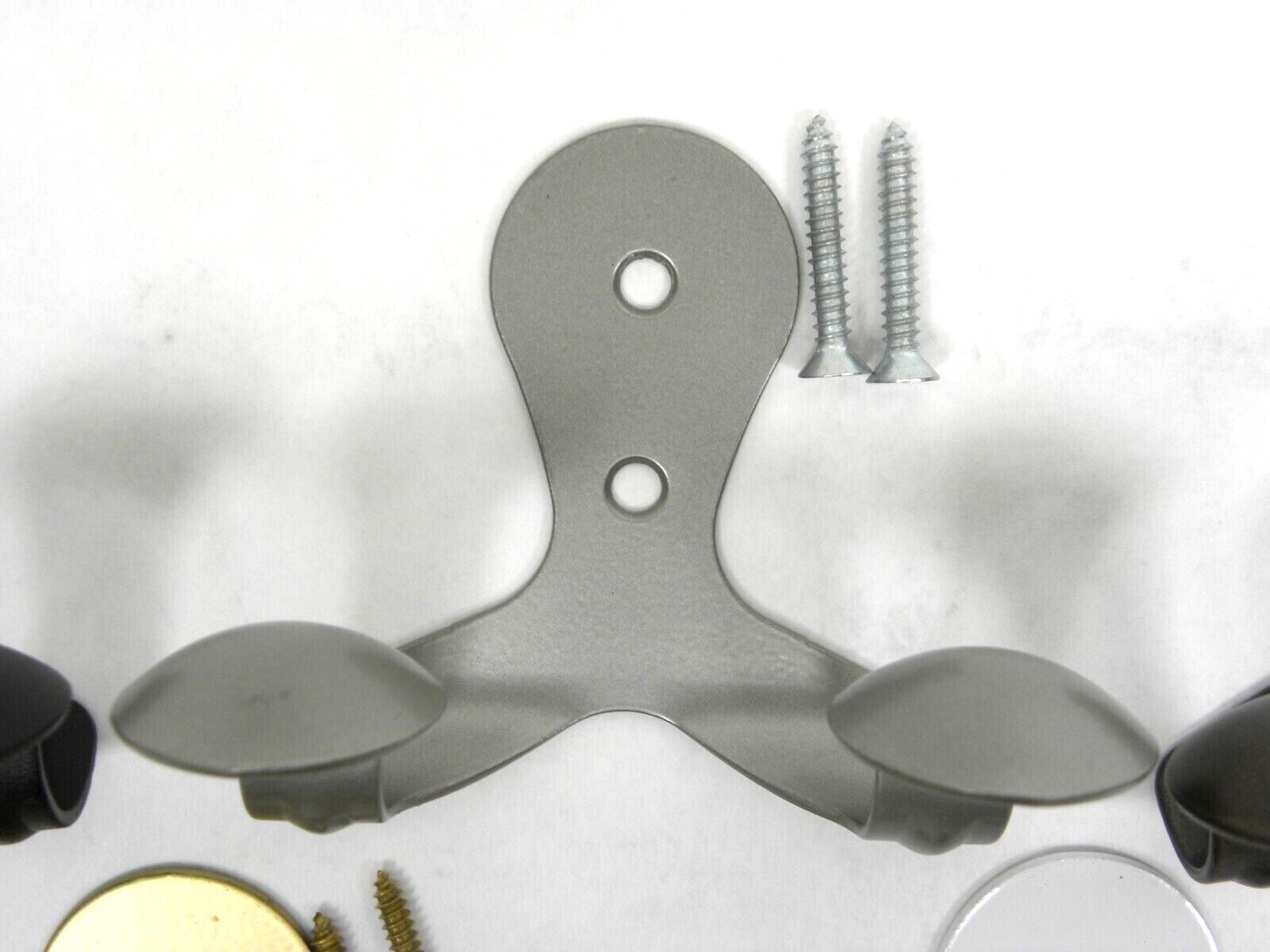 4 Pieces- FENIX Smart Hook Double Garment Friendly Clothes Coat Towel 2-Hooks