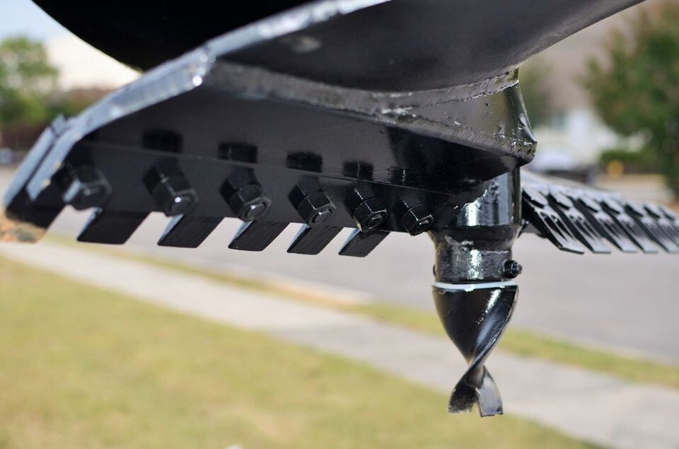 Lowe SQ-30H Skid Steer Auger Bit 30" Diameter, 2" Hex Shaft Collar, 48" Tall