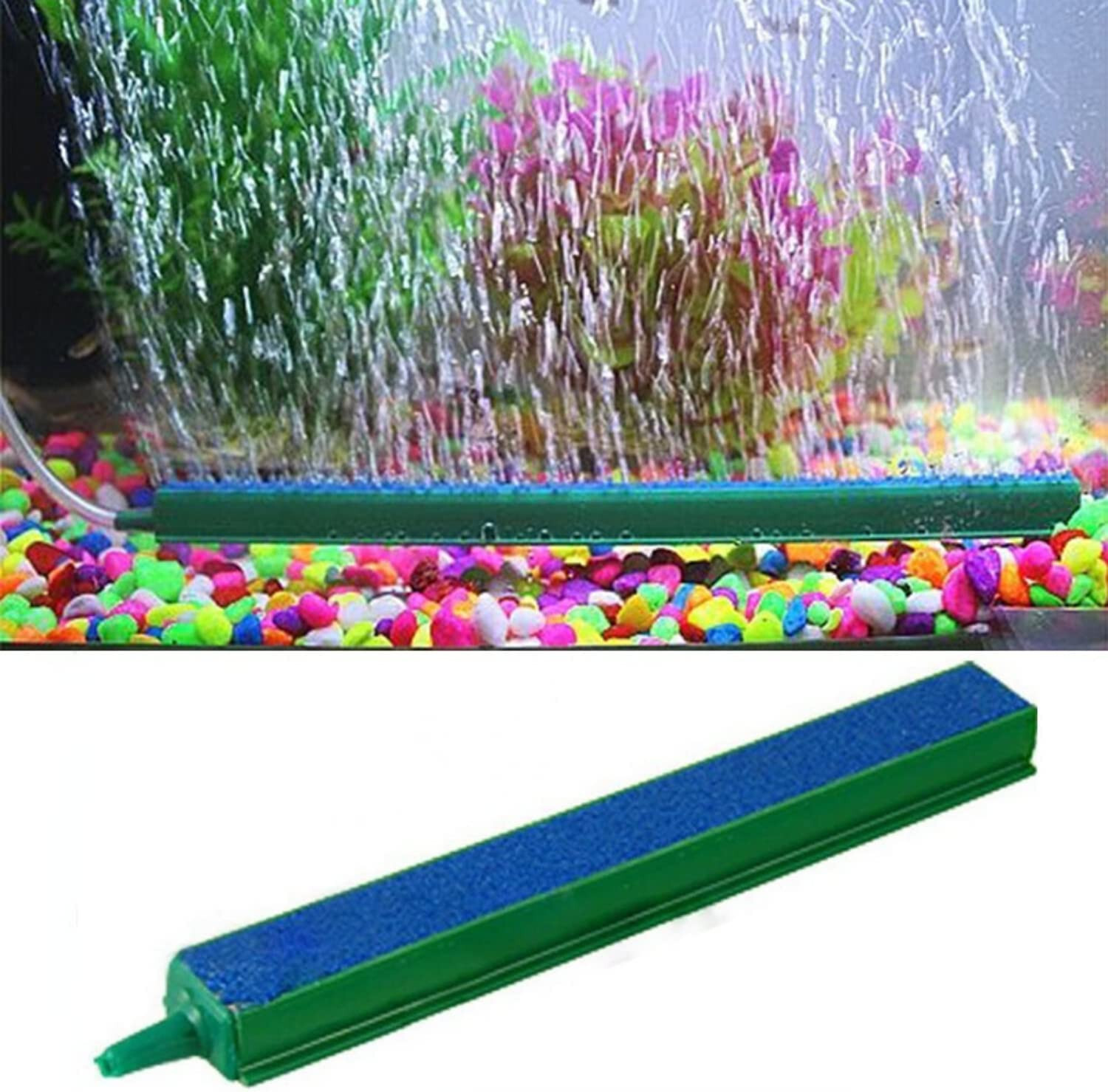 2PCS 10" Air Stone Bubble Curtain Bar Aquarium Fish Tank Aerator Pump