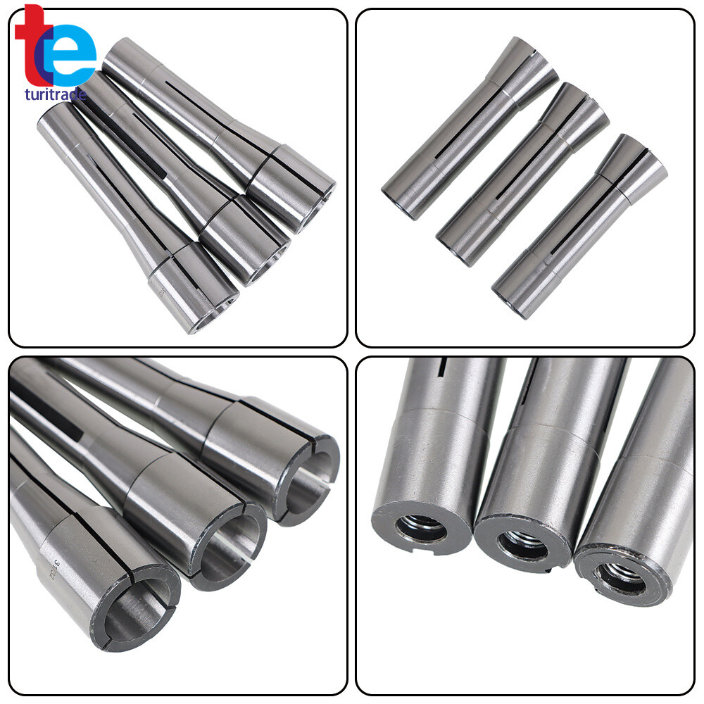 29Pcs R8 Spring Collet Set Fractional 1/32" To 1" High Precision for Bridgeport