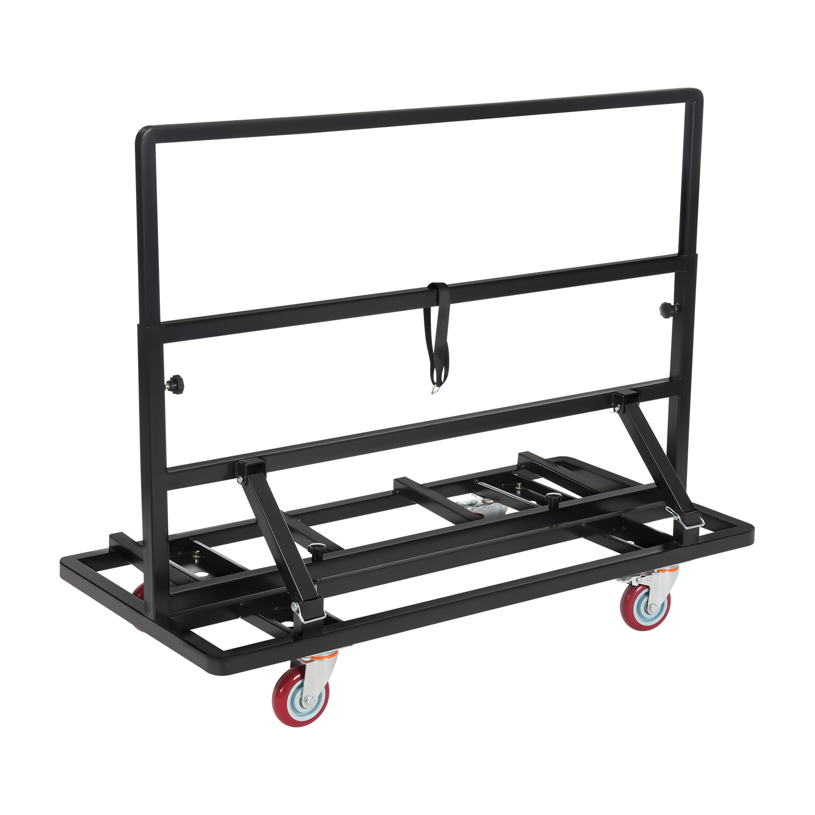 2200LBS Foldable Drywall Cart Dolly Folding Plywood Plasterboard Glass Trolley