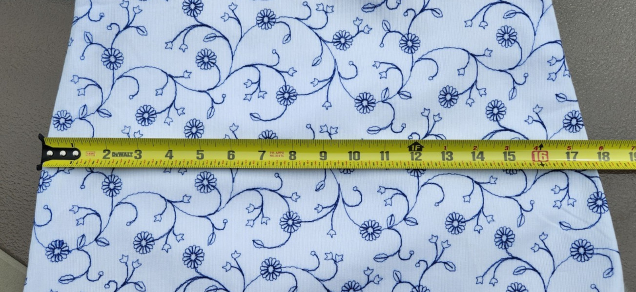 POLLY FLINDERS DRESS Sleevless White/Blue + matching Ponytail Band Girl's 10 NEW