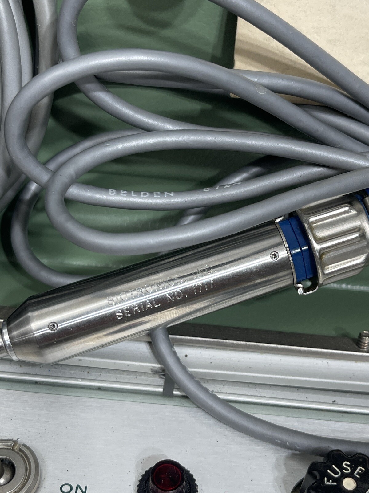 Vintage Biotronics Mackay Marg Electronic Tonometer Model 11 Mid-Century Medical