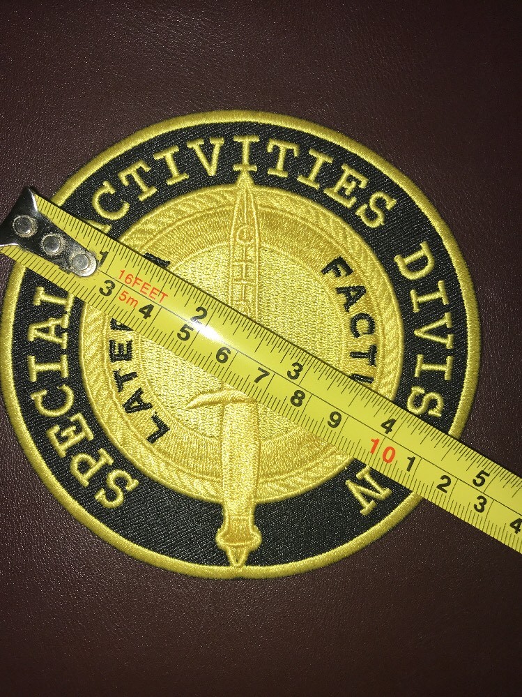 CIA SAD Special Activities Division SOG Latebra Factum 5 Inch Patch Limited