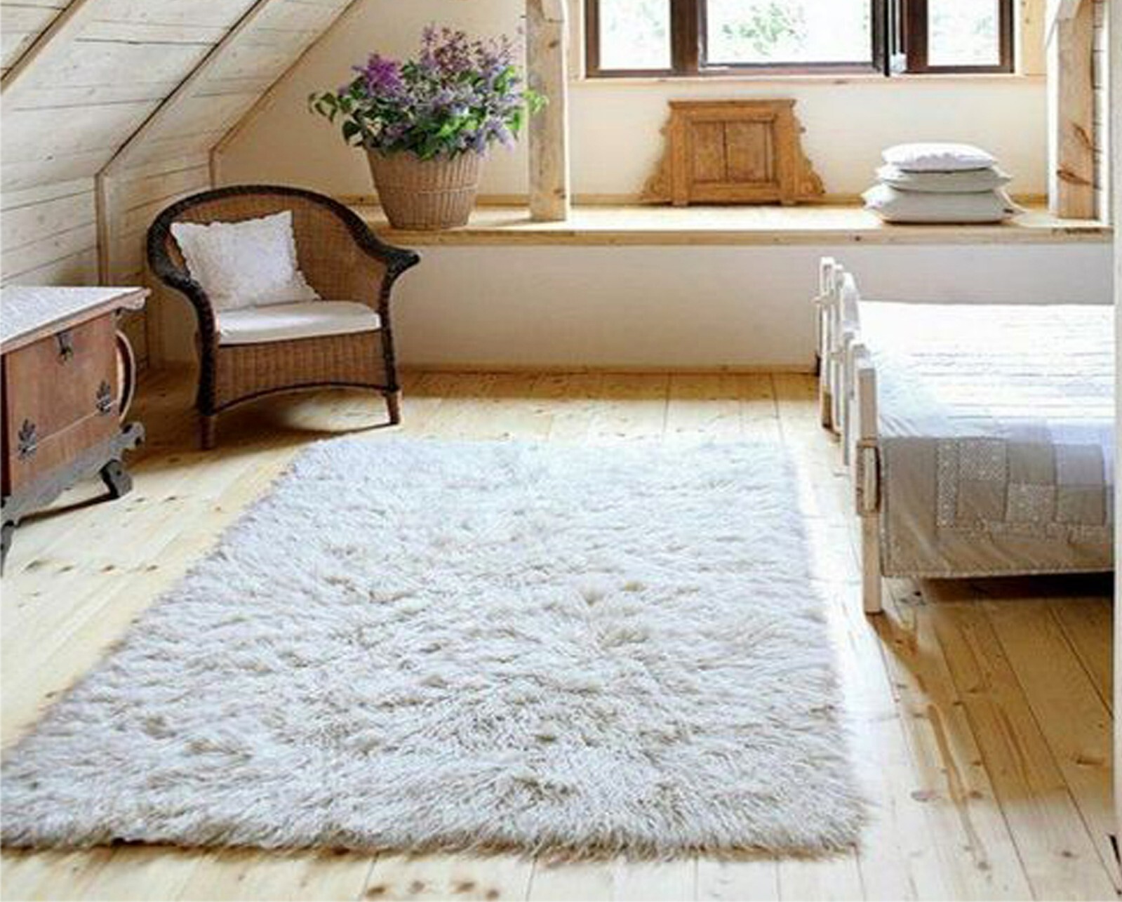 CLASSIC FLOKATI SHAG RUGS | LONG 3" PILE | GREAT QUALITY | WOOL AREA RUGS