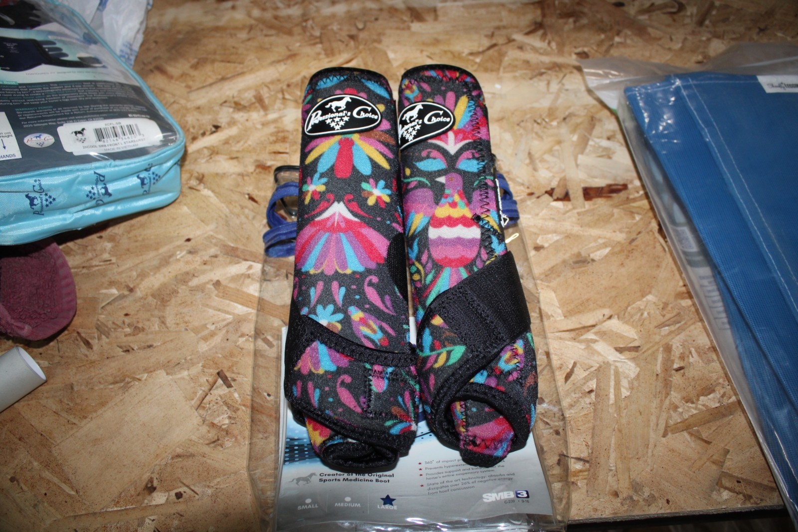 NEW PROFESSIONAL CHOICE SMB 3 HORSE SPORTS MEDICINE BOOT LARGE FREE SHIPPING