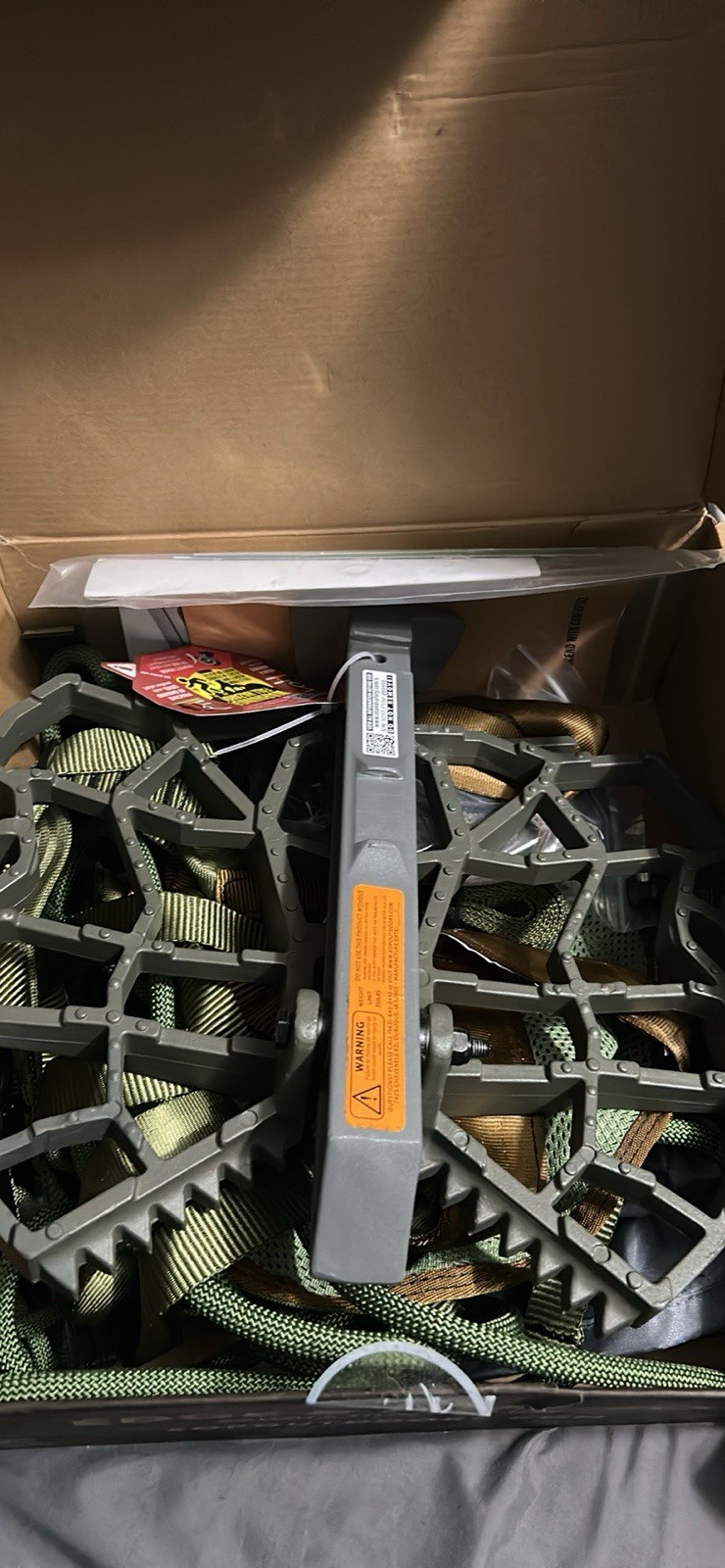 Dimond archery bow edge and climber stand with harness.