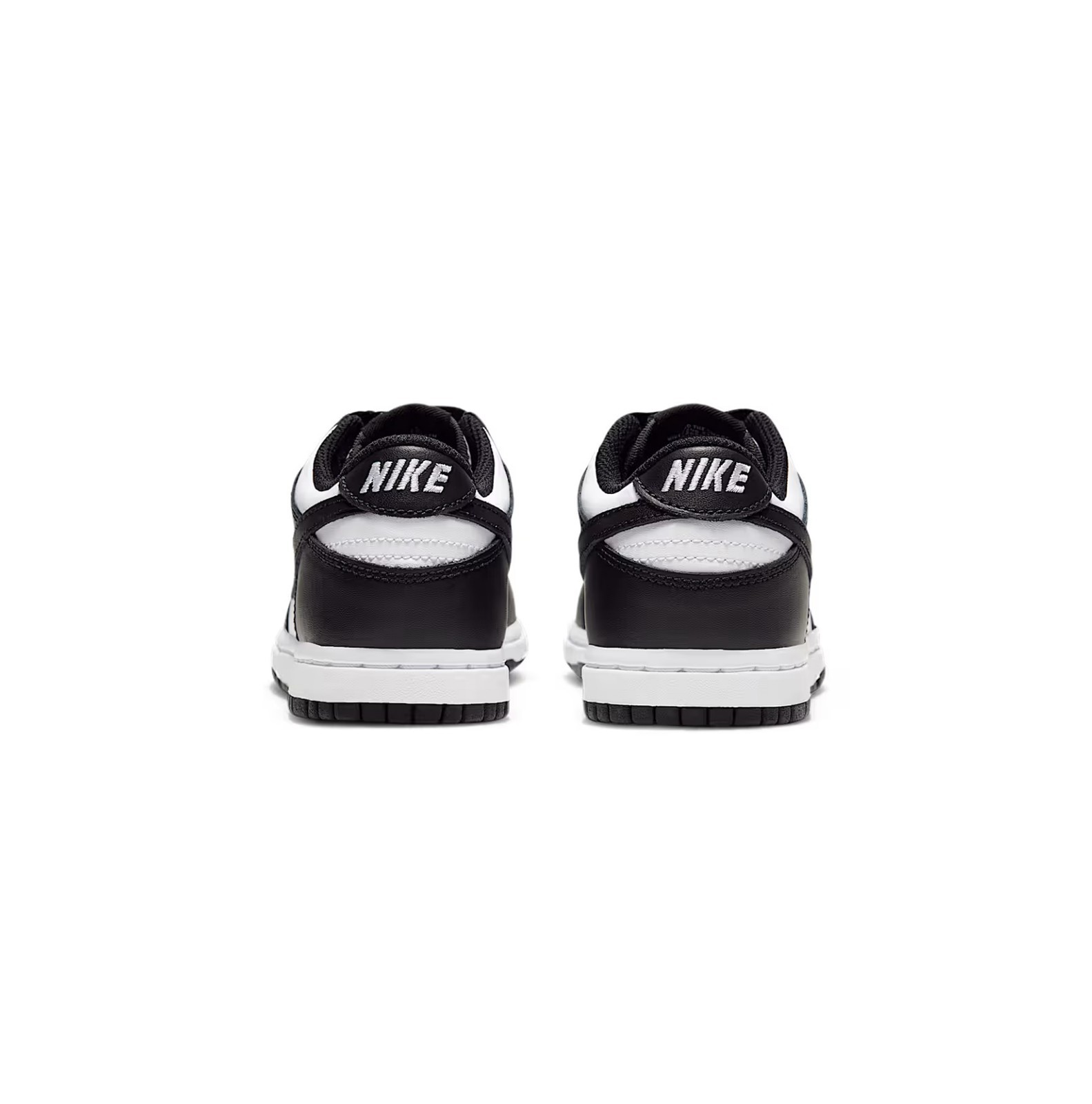 Nike Little Kids Black/White Dunk Low Sneaker Shoes, CW1588-100 (PS)