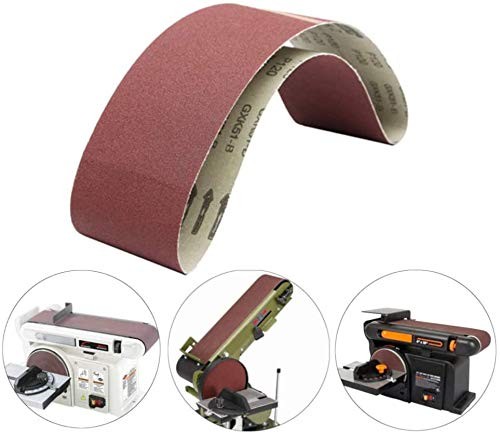 4 x 36 Inch Sanding Belts, 320/400/600/800/1000 Grits Mix Fine Grit, Belt San...