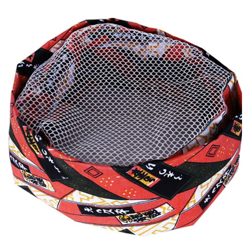 Sushi server skull hat, sushi chef hat, sushi chef uniform, sushi chef skull cap