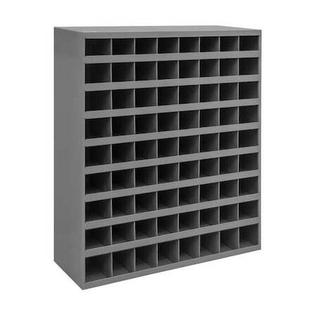 Durham Mfg 363-95 Pigeonhole Bin Unit, 72 Bins, 33-3/4 X 12 X 42 In.