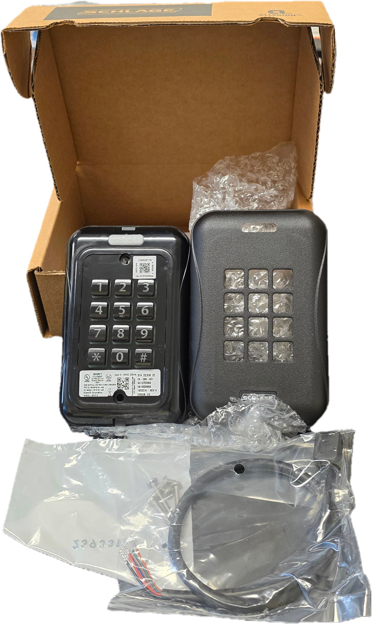 Schlage MTK15 Keypad Card Reader Complete Package - Black