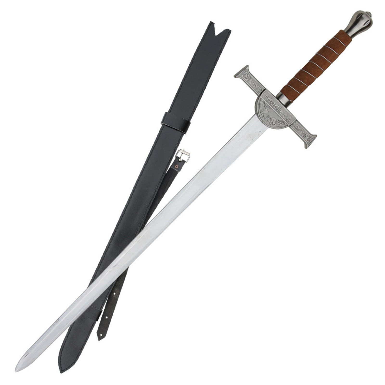 Medieval Macleod Clansman Connor Longsword Replica  Stainless Steel Blade