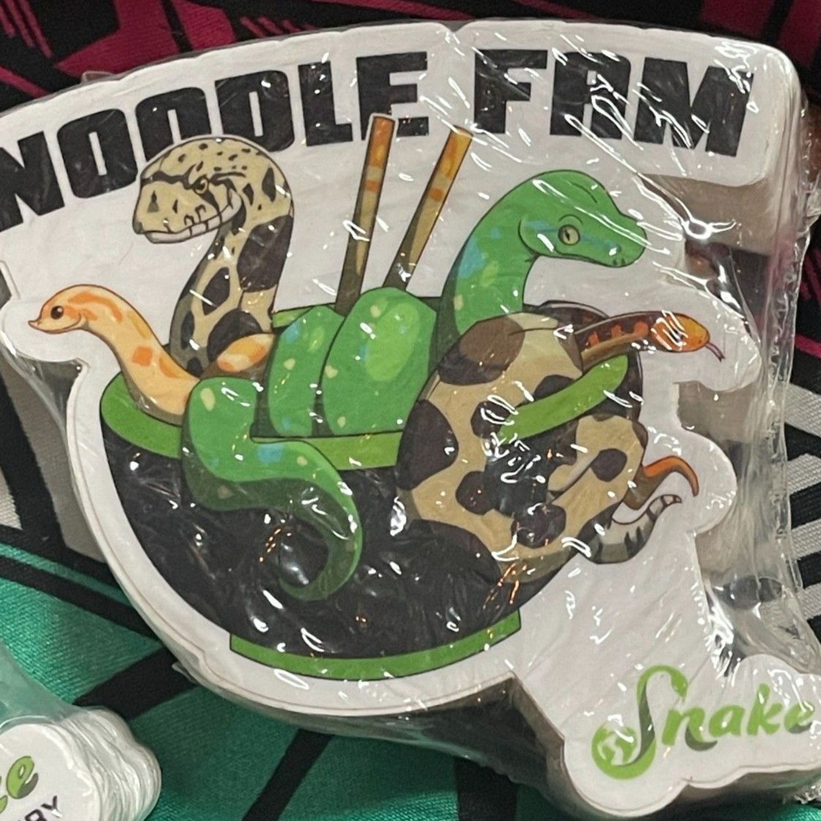 Lot of 100 Snake Discovery Stickers Noodle Fam & Eeveelutions Reptile New 3"