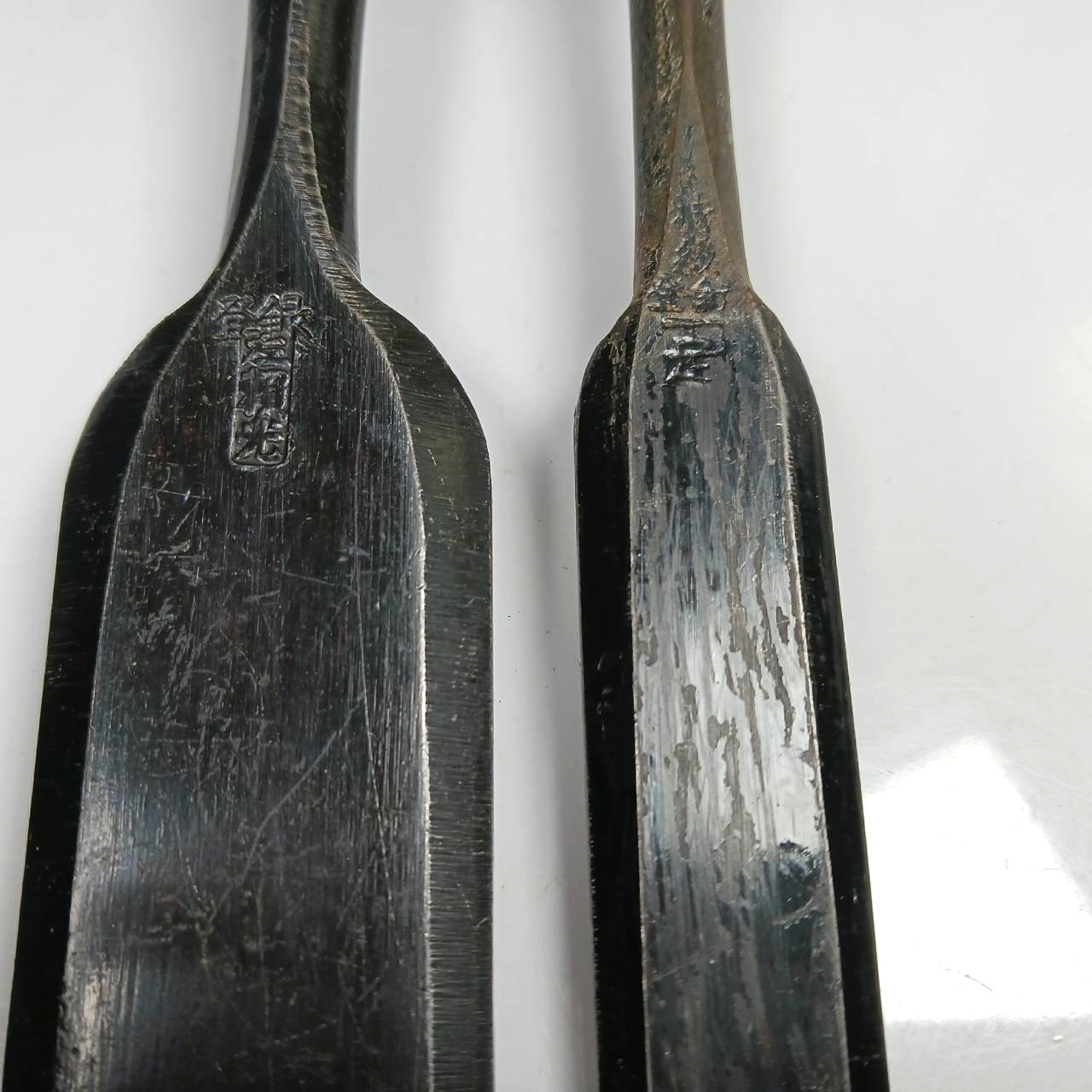 Japanese Nomi Chisel set of 4 KANE-SADA ┓定 etc. 9-30mm Chisels Japan / AI1812T