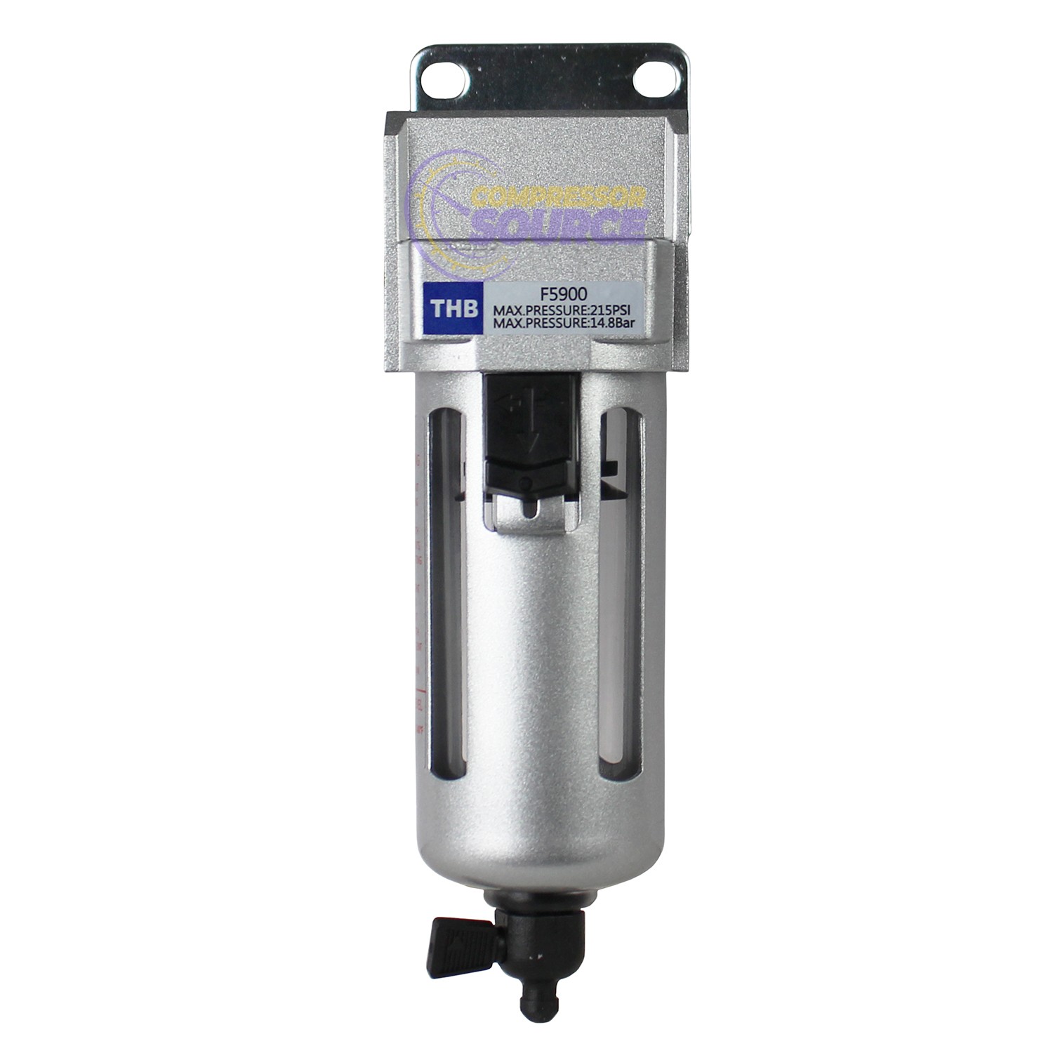 3/8" Compressed Air In Line Moisture & Water Filter Trap F503 Compressor