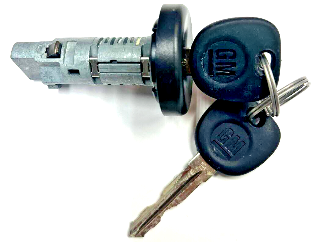 NEW GM OEM Ignition Key Lock Cylinder Switch W/2 GM OEM Circle Plus Chip Keys