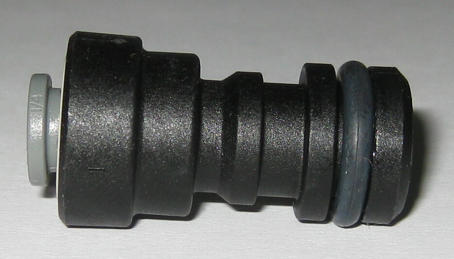 1/4" JG Port Fitting - Flojet 21000197A Pump Adapter with O-Ring - 1 Piece