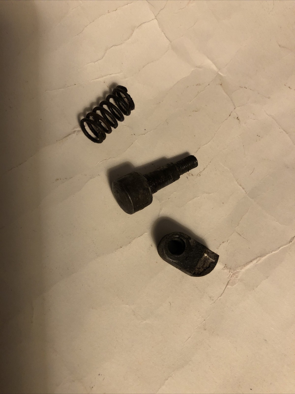 WW2 Japanese bayonet CATCH & Button Toyoda Jidoshoki SEISAKUSHO WWII Japan Part