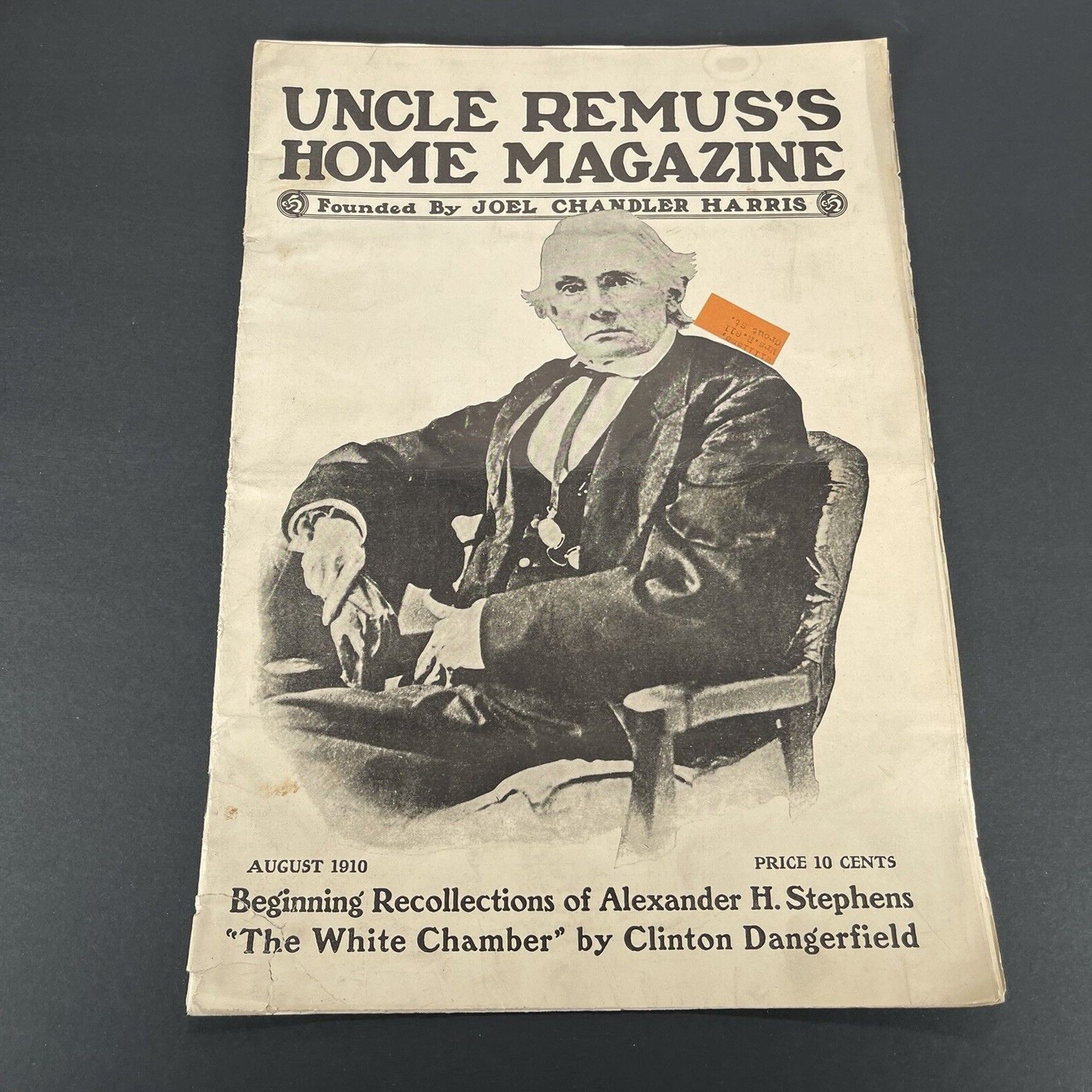 1910, August, Uncle Remus Home Magazine Vintage Paper Disney