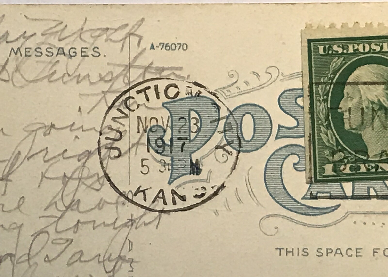 Camp Funston Kansas US National Army Cantonment Postcard Army Military