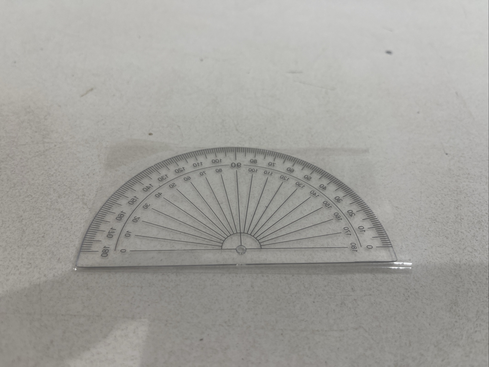4 Inch Mini Protractor Lot Of 4