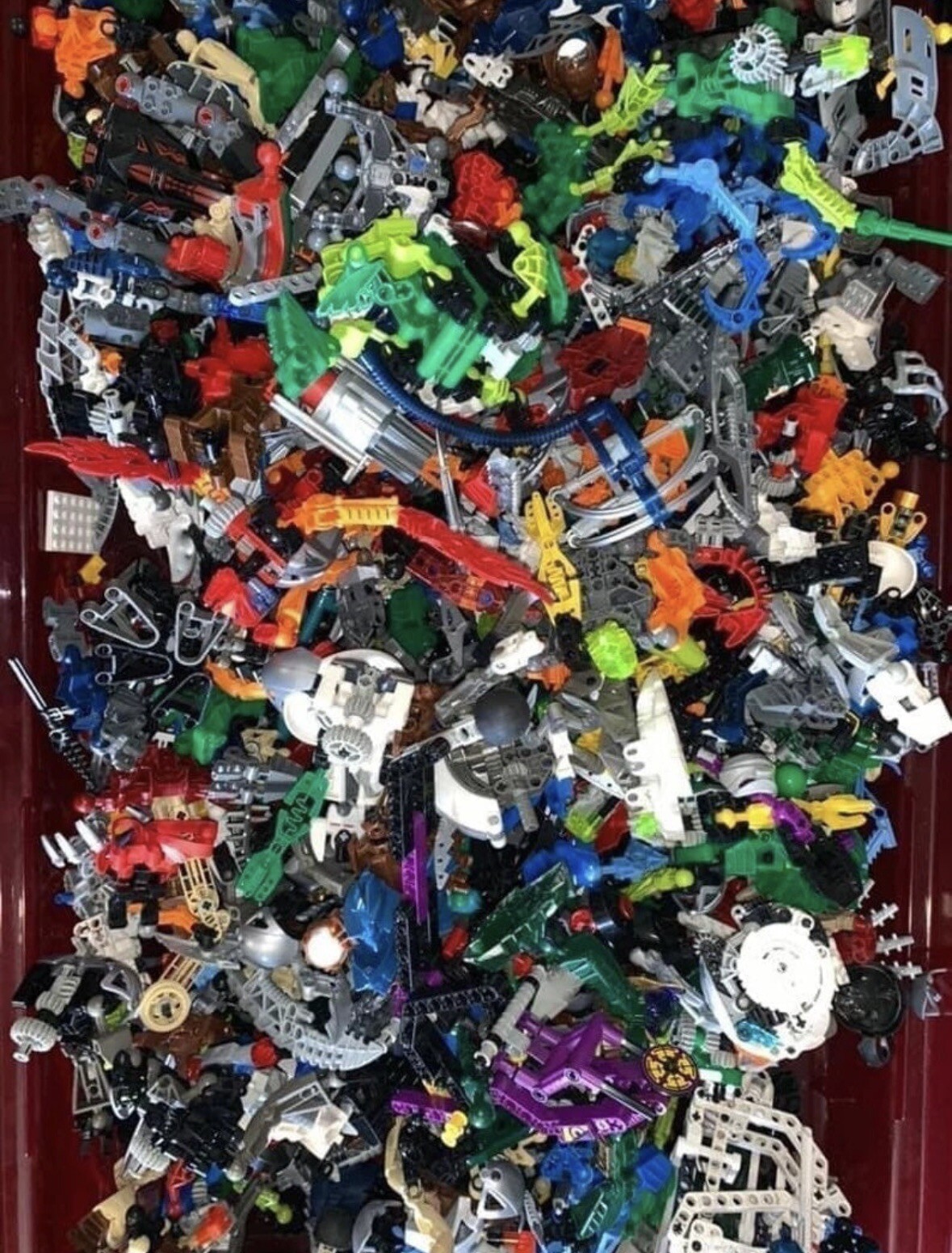 LEGO BIONICLE Hero Factory Bulk Lot 100+ Parts Pieces MASKS MOCs