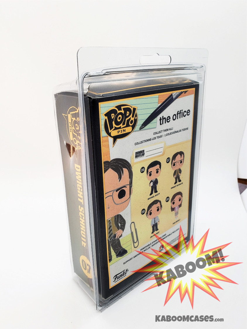 Protective Display plastic clamshell cases for Funko POP Pin Premium Enamel Pin