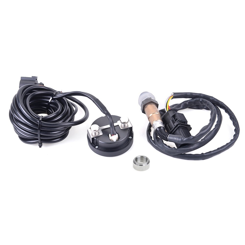 52mm Air Fuel Ratio Gauge LED Digital Display + Wideband O2 Oxygen Sensor 12V