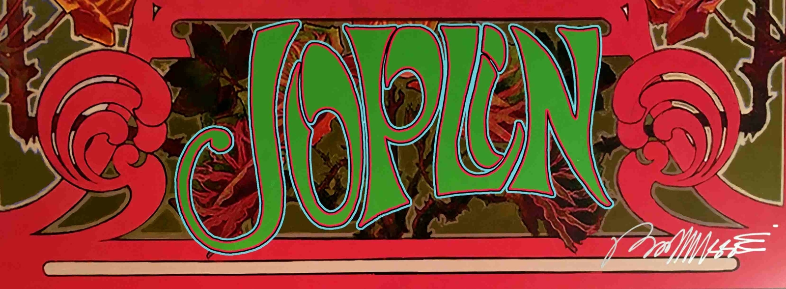 Janis Joplin Poster Original Litho Family Commission Hand-Signed Bob Masse COA