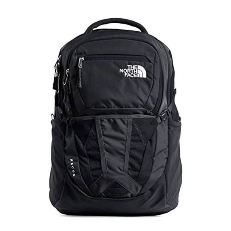 The North Face Recon Unisex Hiking And School Laptop Backpack Black 30 Liter