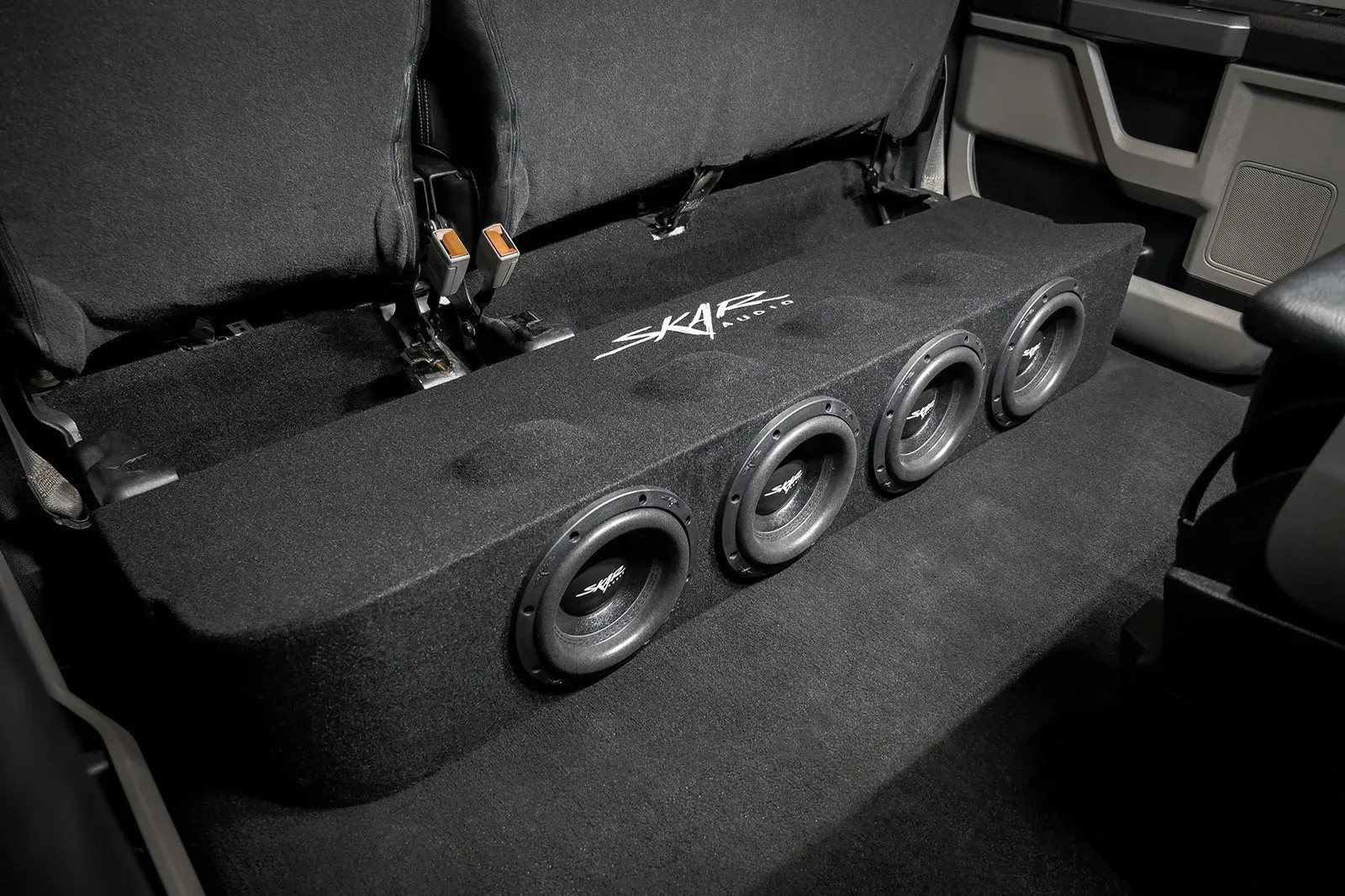 2017-2025 Ford Super Duty Super Crew Cab Quad 8" Ported Subwoofer Enclosure