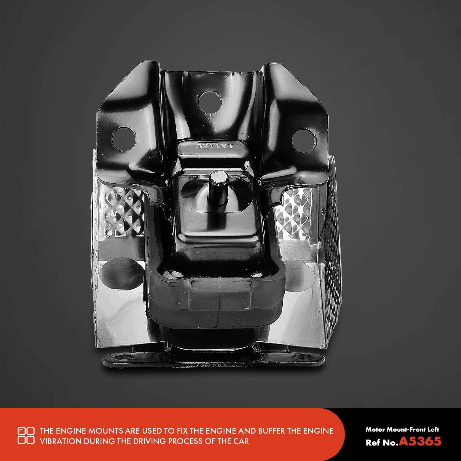 3x Engine and Transmission Mount for Chevrolet GMC Sierra 1500 Cadillac Escalade