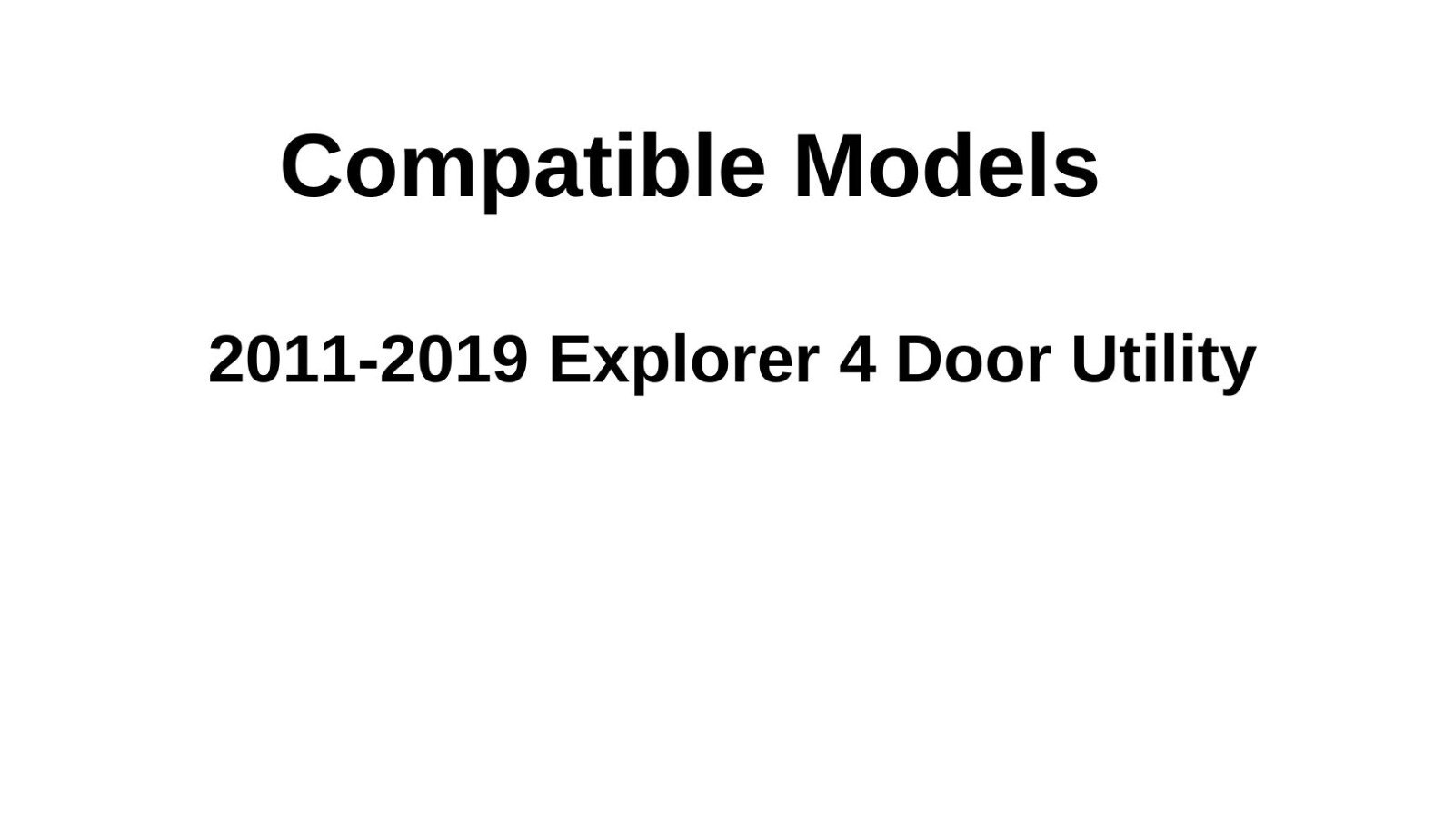 Fits 2011-2019 Ford Explorer Driver Side Left Front Door Glass Window Tempered