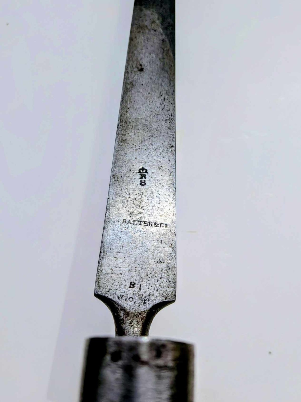 British Pattern 1842 Bayonet converted to Pattern 1851, probably Confederate