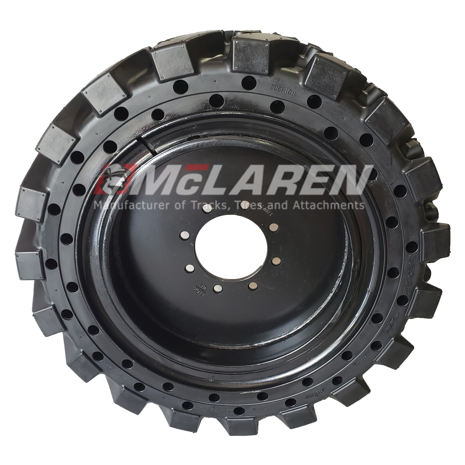 12x16.5 Maximizer GT Skid Steer Solid Tire for CASE 4 Wheel w/ Tire 33x12-20