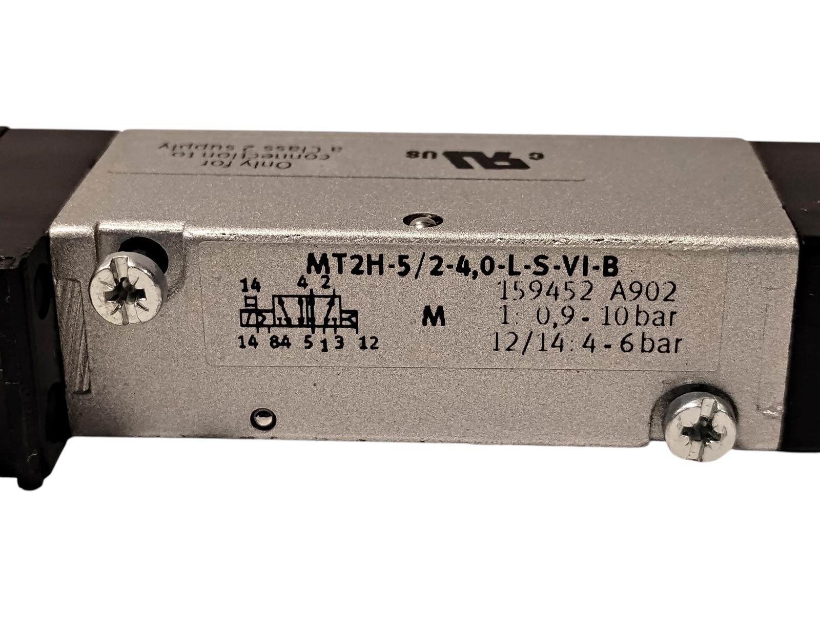 Festo MT2H-5/2-4.0-L-S-VI-B 159452 5/2 Way 9-10 Bar Solenoid Valve