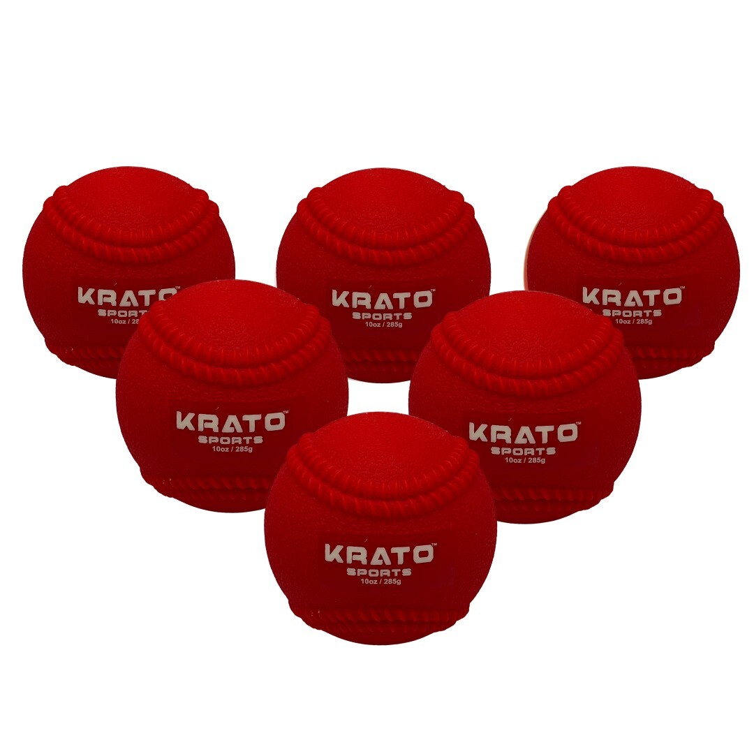 KRATO Hitting Power Balls | Youth Plyo Ball with Seams | Weighted Baseballs