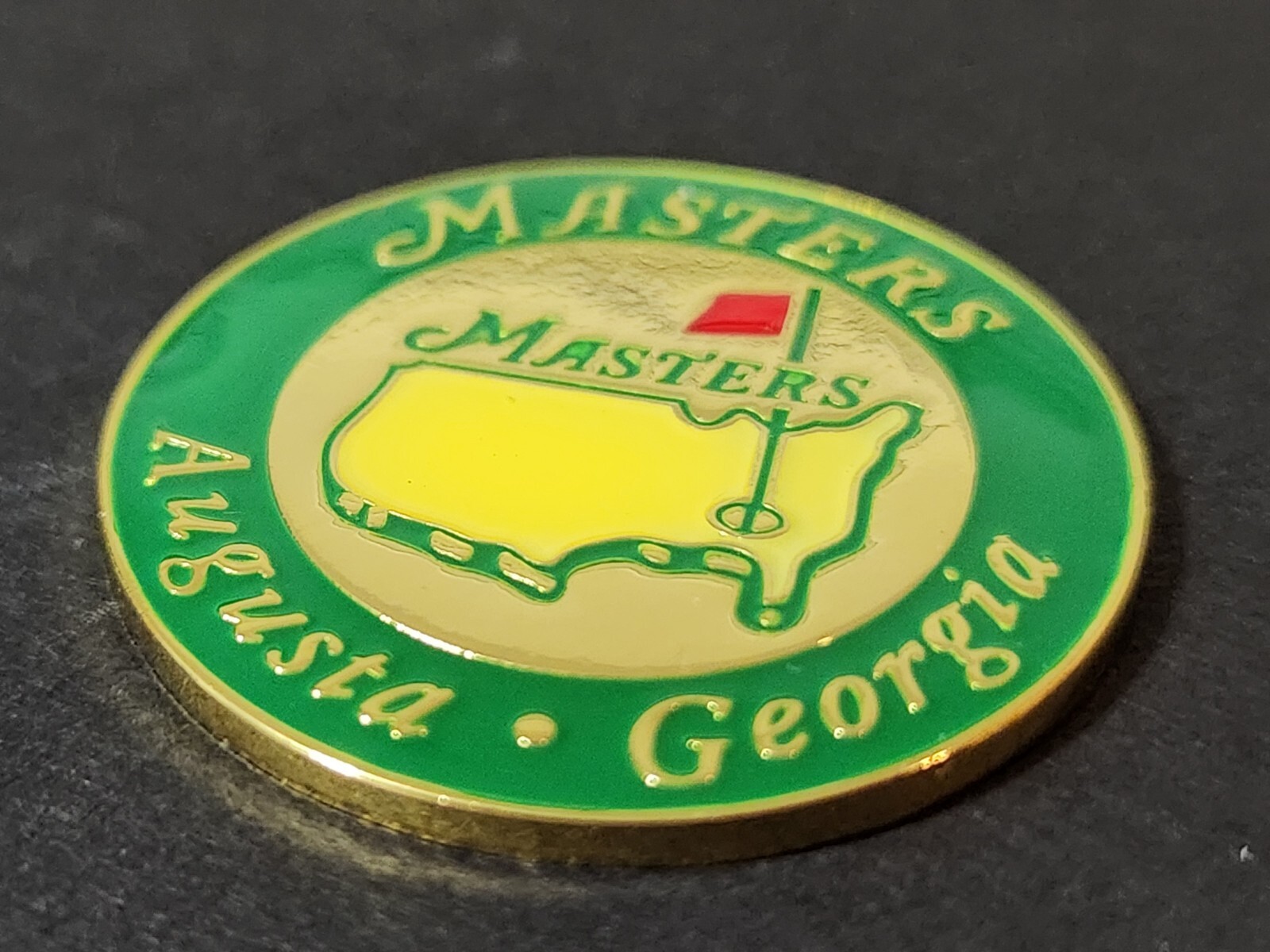 Masters- Augusta National Golf Ball Marker- Jumbo Size -Highest Quality !!