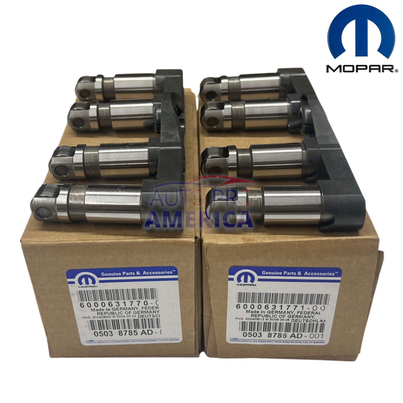 MOPAR Dodge Ram Chrysler Jeep 5.7 6.4 FRONT & REAR Valve Lifters & Yoke SET OEM