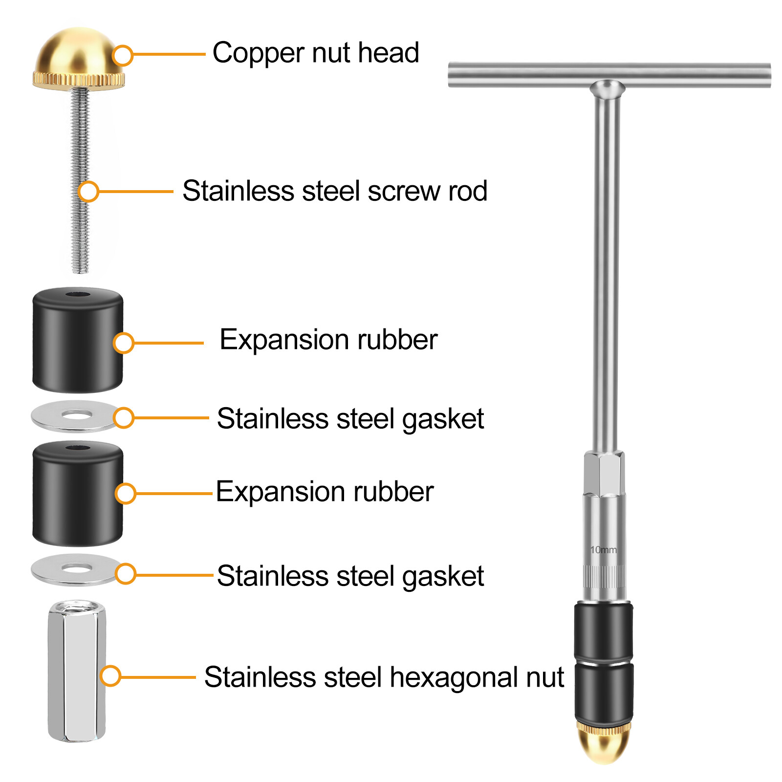 Pipe Water Stopper Kit Hot-Melt Water Stop Needles Fast Water Line Pipe Repairs