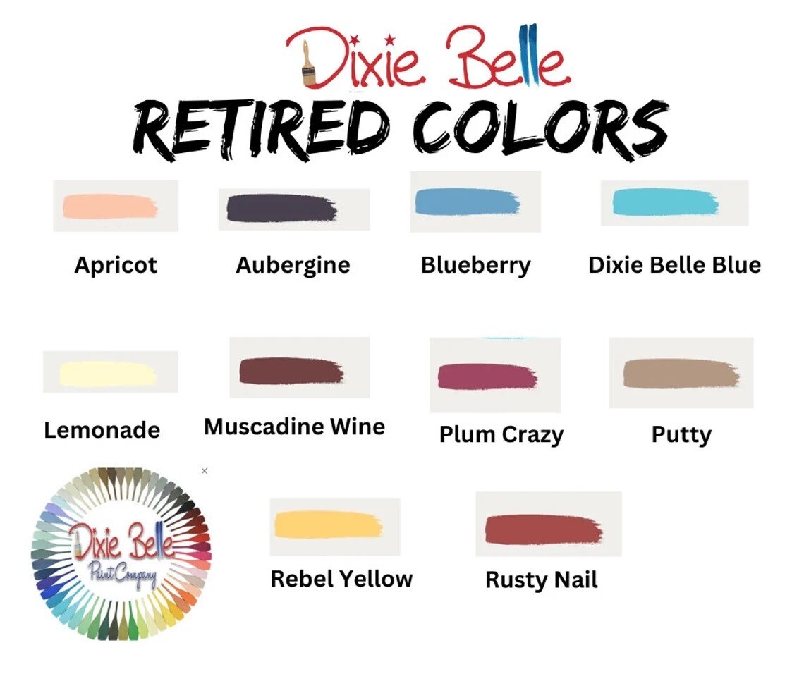 Dixie Belle Paint Retired Chalk Paint - FREE SHIPPING