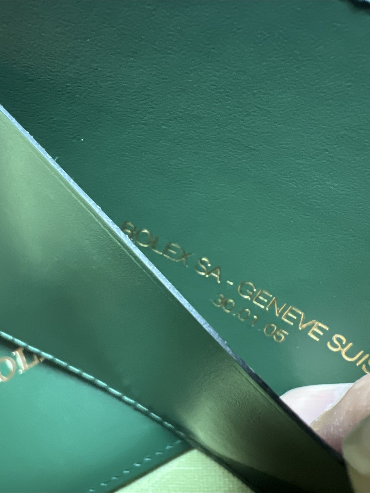 Rolex Green Wallet/Card Holder;book.Used From 2003-07.Old Wave Box Accessories