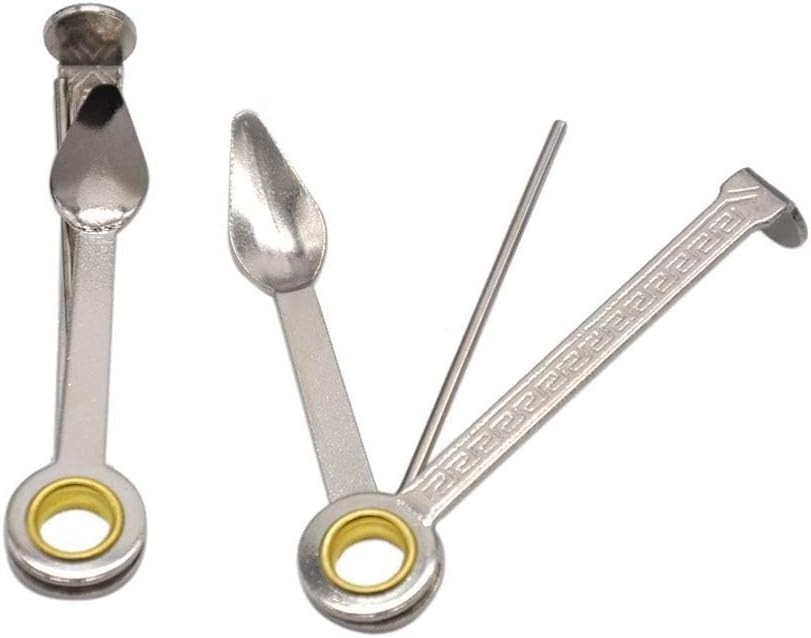 3PCS Metal Smoking Pipe w/Lid Tobacco Pipe Metal Hand Pipe Mini Metal Pipe US